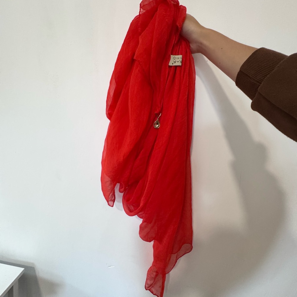 Elegant Red Scarf